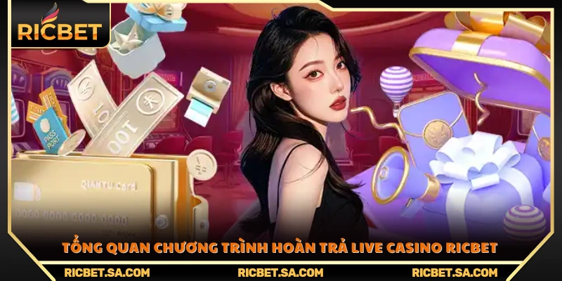 Giới thiệu chính sách hoàn tiền live casino Ricbet