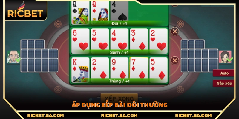 Cách sắp xếp bài đôi cơ bản để tối ưu khả năng thắng