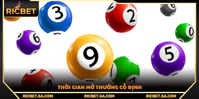 Kỳ quay số diễn ra vào khung giờ cố định